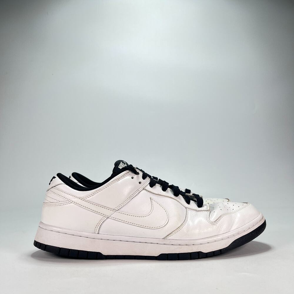 Nike Dunk Low By You White Black Skate Shoes FV9524-900 Women's Sz 15.5 Men's 14